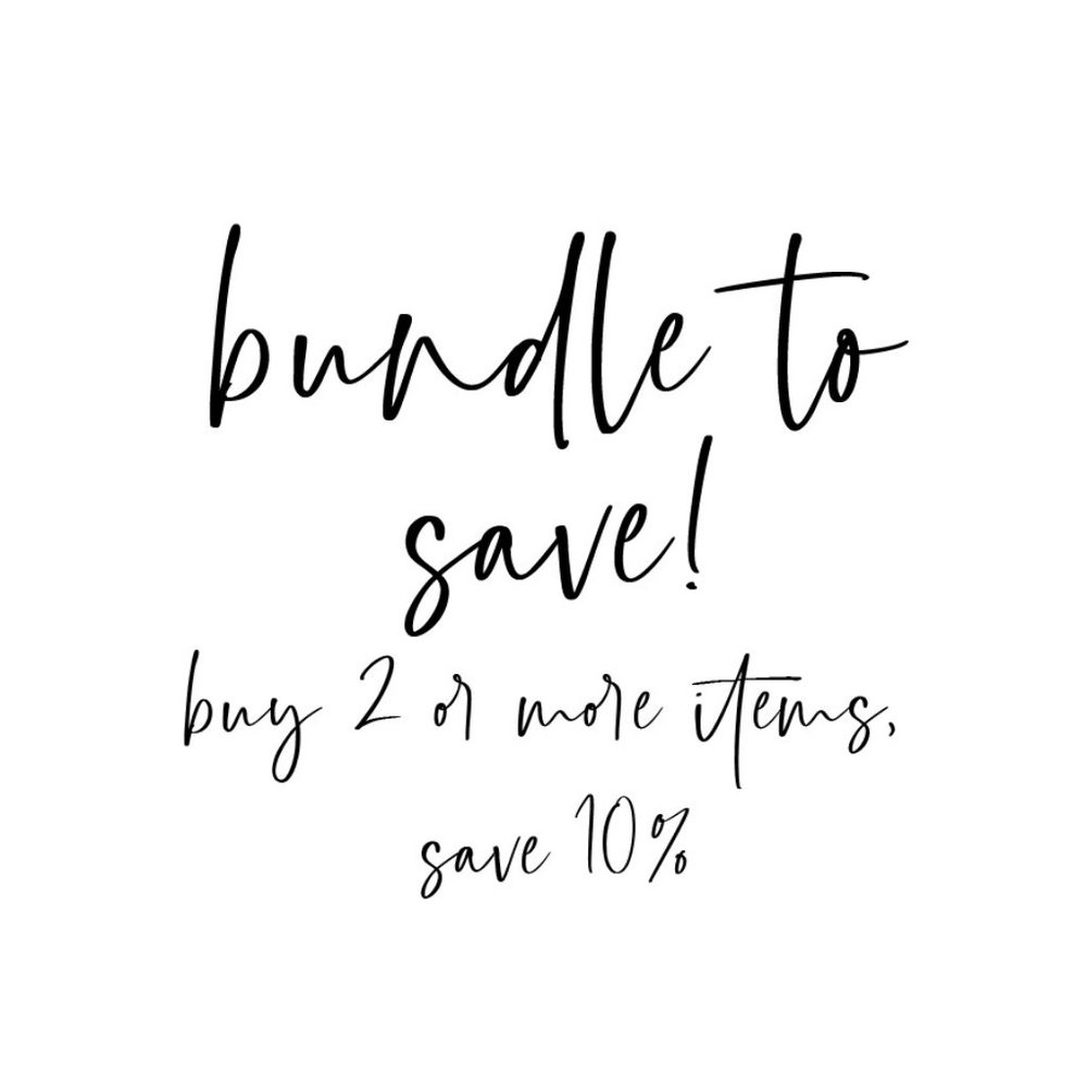 Bundle to save!